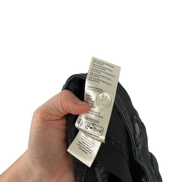 Pilcro Anthropologie Demilune Bootcut Utility Flare Pants Boho Womens 32 - Picture 7 of 7